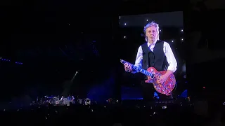 Paul McCartney Fenway Park June 7th 2022 special guest John Lennon "I've got a feeling"