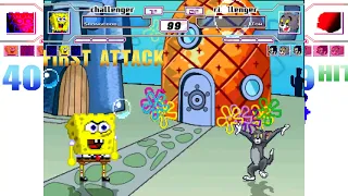 [MUGEN IMT BLUE] team Spongebob VERSUS team Tom