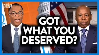 Watch NYC Mayor's Face When Host Implies He Got What He Deserved | DM CLIPS | Rubin Report