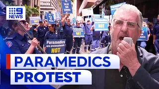 Paramedics warn NSW government as industrial action continues | 9 News Australia