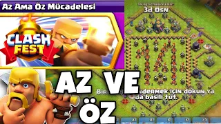 AZ AMA ÖZ MÜCADELESİ 3 YILDIZ ALMA   - CLASH OF CLANS