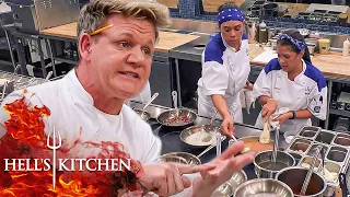 Ariel Saves The Day As Allergic Mia Struggles With Risotto | Hell's Kitchen
