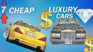 7 CHEAP Luxury Cars That Make You Look RICH AF!!