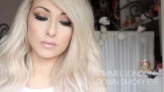 Rimmel full face of Drugstore makeup smokey eye nude lip |  #LondonLookIre