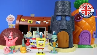 Spongebob Squarepants Pineapple House, Bikini Bottom, Krusty Krab Playset | British Bobs Toy Reviews