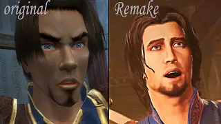 Prince of Persia The Sands of Time Remake vs Original Graphics Comparison