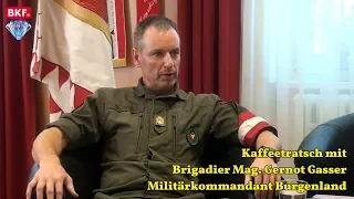 22. 11. 2018 - Kaffeetratsch mit Brigadier Mag. Gernot Gasser - CCM-TV.at / BKF