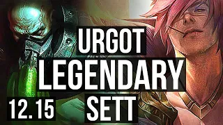 URGOT vs SETT (TOP) | 1000+ games, 13/3/10, Legendary, Rank 9 Urgot | EUW Master | 12.15