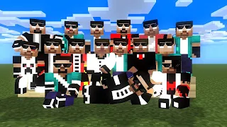 HEROBRINE BROTHERS DANCE | monster school  Minecraft ANIMATION