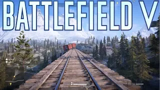 Battlefield V: Playing On The Tracks Firestorm 10 Kill Victory!