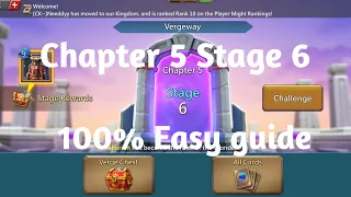 Lords mobile Vergeway Chapter 5 Stage 6 easiest guide