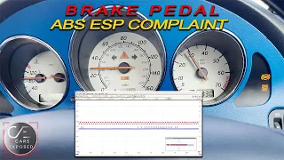 Brake pedal and ABS ESP warning Customer complaint Part1 | Rear left Wheel speed sensor