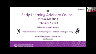 Early Learning Advisory Council (ELAC) Meeting February 7, 2023