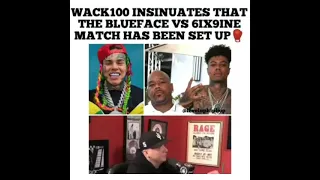 #Wack100 hints that the #Blueface and #6IX9INE fight has been set up 👀🥊😂💥💯👀