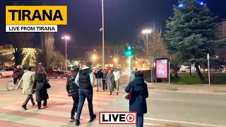 TIRANA ALBANIA 🇦🇱 WALKING TOUR 🚶‍♂LIVE STREAMING, LIQENI ARTIFICIAL, DIGA 🔴 [5/04/2024]