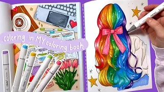 Coloring in MY Coloring Book 🌷