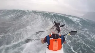 Amazing Winter Downwind Paddling Mania