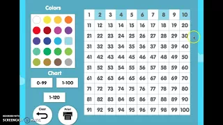 ABCYA.com Interactive Number Chart- How To