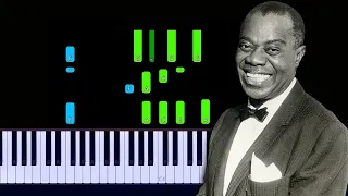 Louis Armstrong - What A Wonderful World Piano Tutorial