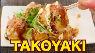 【 Very popular and delicious Japanese street food ! 】How to make "Takoyaki" たこ焼き