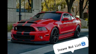 My 2014 Mustang 5.0 Mod List
