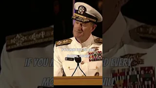 Admiral McRaven’s INCREDIBLE Commencement Speech-Make Your Bed🌎 #inspiration #quotes