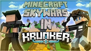 Krunker Meets Minecraft Skywars