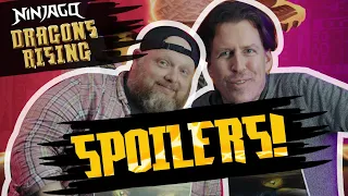 NINJAGO Spoiler Alert! 🚨 | NINJAGO writers spill Dragons Rising S2 secrets! 😱