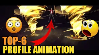 TOP-6 Profile Animations 🤩 Free Fire Profile Animation #GamerCity2M