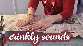 ASMR Page Smoothing & Turning • Super Crinkly Water-Damaged Newspaper • Tingles Deluxe!