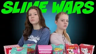 SLIME WARS BOX OF LIES || VALENTINES DAY EDITION || Taylor and Vanessa