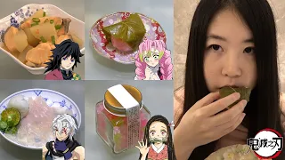 Trying every Demon Slayer character's favorite food