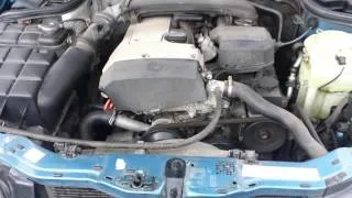 MERCEDES-BENZ C180 W202 1.8 LITER ENGINE STARTING, RUNNING, EXHAUST SOUND