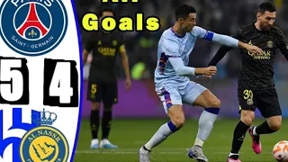 PSG vs Al Nassr And Elhilal 5-4 All Goals & Highlights Extended 2023 HD