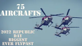 2022 Republic Day Parade Flypast | Larget flypast Ever