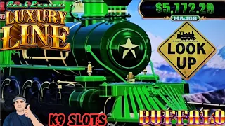 💥 CALIFICAMOS para el tren con EL MAJOR en el casino CASH EXPRESS LUXURY LINE slot machine  BUFFALO!