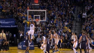 Andre Iguodala Goes Up for the Reverse Alley-Oop | 01.06.17