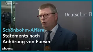 Statements des Innenausschusses zur Schönbohm-Affäre am 20.09.23