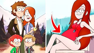 Gravity Falls Characters have all grown up 🔥