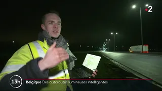 Belgique - Des autoroutes lumineuses intelligentes