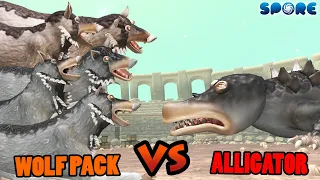 Wolf Pack vs Alligator | Beast Arena [S3E12] | SPORE