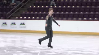 2015 ISU Jr. Grand Prix - Colorado Springs Men Free Skate Hugh BRABYN-JONES GBR