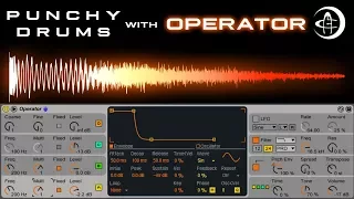 Punchy Drums with Operator