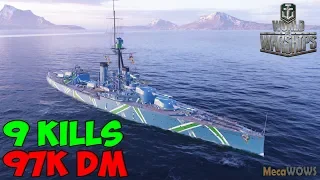 World of WarShips | Orion | 9 KILLS | 97K Damage - Replay Gameplay 4K 60 fps