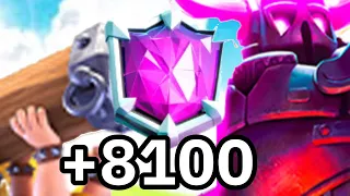 🏆+8100 with PEKKA Bridge Spam✌️-Clash Royale