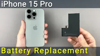 iPhone 15 Pro Battery Replacement Guide