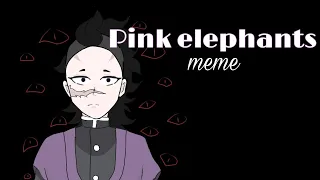 Pink elephants meme/demon slayer/ft: Genya Shinazugawa (+Kokushibo fight)/ manga spoilers/DESC!!!