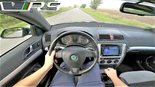 Skoda OCTAVIA II RS 2.0tdi CR 170HP (2008) POV Test Drive & Acceleration 0-100 | 4K #151