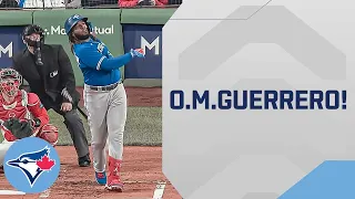 Vladimir Guerrero Jr. DESTROYED a baseball!