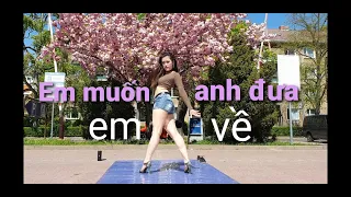 Hồ Ngọc Hà - Em muốn anh đưa em về Sexy Heels Dance outdoor Choreogaphy by Dancing with Minhx